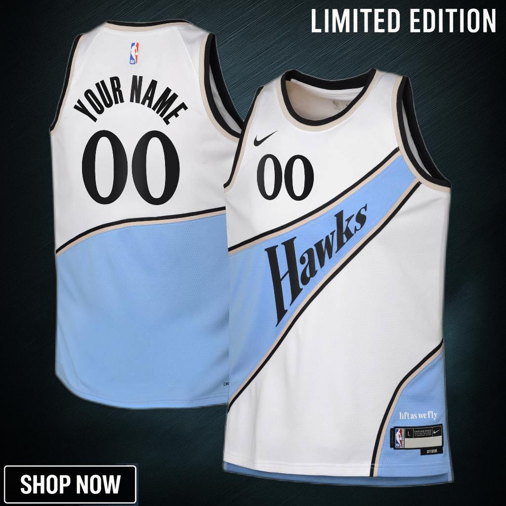 Atlanta Hawks Nike City Edition Swingman Jersey - Custom Youth