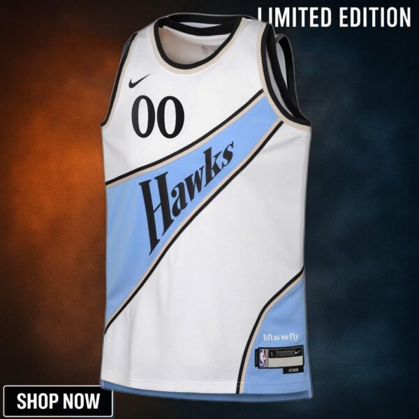 Atlanta Hawks Nike City Edition Swingman Jersey - Custom Youth