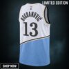 Atlanta Hawks Nike City Edition Swingman Jersey - White Bogdan Bogdanovic Unisex