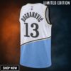 Atlanta Hawks Nike City Edition Swingman Jersey - White Bogdan Bogdanovic Unisex