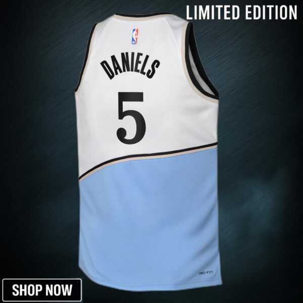 Atlanta Hawks nike City Edition Swingman Jersey - White Dyson Daniels Youth