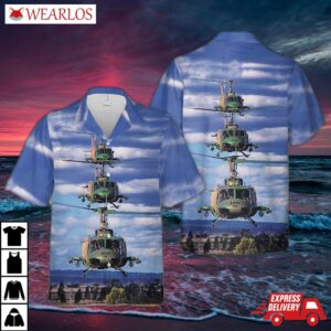 Australia Army Bell Uh-1h Iroquois (205) Hawaiian Shirt