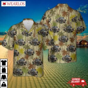Australian Army 6x6 Unimog Recovery Vehicle Hawaiian Shirt
