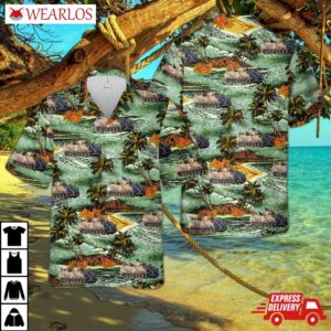 Australian Army M113as4 Armoured Personnel Carrier Hawaiian Shirt
