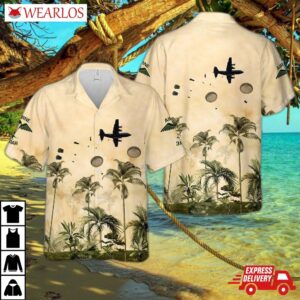 Australian Army Soldiers, 3rd Royal Regiment Parachute Jump From A C-130 Hercules Cargo Aircraft Hawaiian Shirt