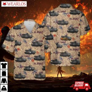 Austrian Armed Forces Bergepanzer Greif A1 04009g Hawaiian Shirt