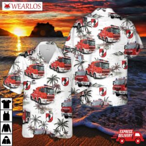 Austrian Firefighter Truck Hawaiian Shirt