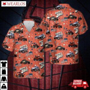 Baja Bug, 4th Of July Hawaiian Shirt