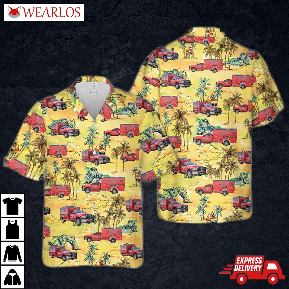 Bay County Ems Hawaiian Shirt