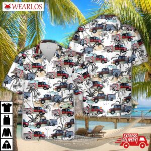 Bay County Fire Rescue Hawaiian Shirt