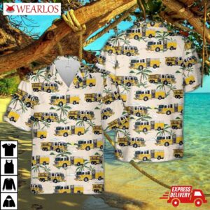 Bay District Volunteer Fire Department Hawaiian Shirt