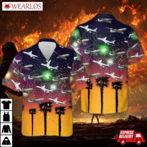 Bbtt0406bc06 Boeing E-6b Mercury Us Navy Hawaiian Shirt