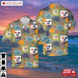 Beautiful Summer Tropical Hawaiian Sign Shirt