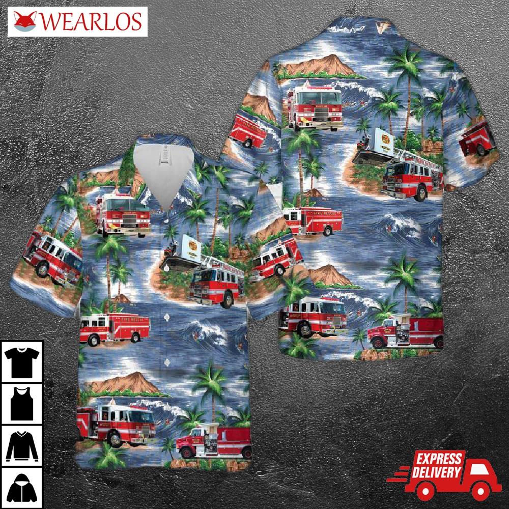 Beaver Dam Fire Department Hawaiian Shirt