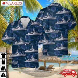 Belgian Navy F930 Leopold I Hawaiian Shirt