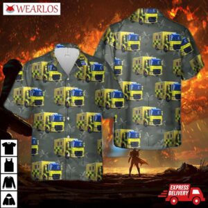 Belgium Truck-based Ambulance Hawaiian Shirt