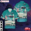 Bell Uh-1n Twin Huey Of The 1st Helicopter Squadron Flying Over Washington Dc Hawaiian Shirt