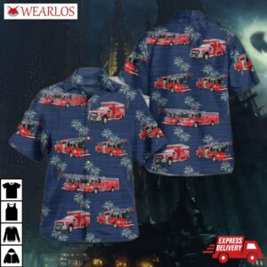 Belton Cass County Missouri Fire Department Hawaiian Shirt
