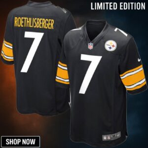 Ben Roethlisberger Pittsburgh Steelers Nike Game Jersey - Black