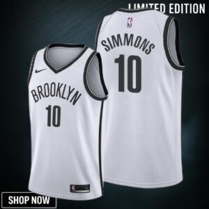 Ben Simmons 10 Brooklyn Nets Association Edition White Jersey Trade - Men