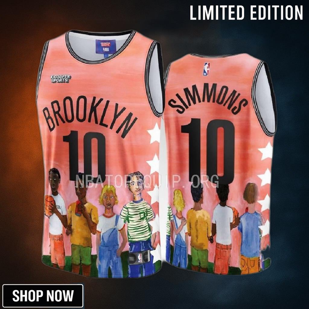 Ben Simmons 10 Brooklyn Nets & Kidsuper Studios Unisex Hometown Jersey