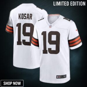 Bernie Kosar Cleveland Browns Retired Player Game Jersey - White Nfl