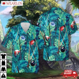 Billiard Tropical Hawaiian Shirt
