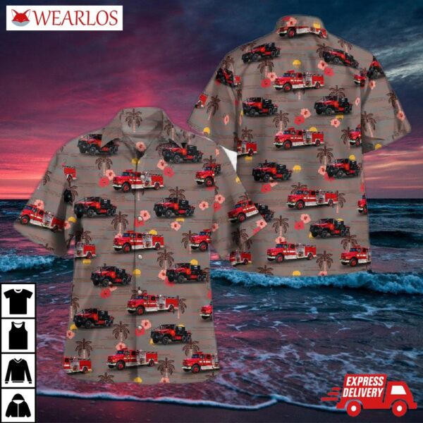 Blackstone, Massachusetts, Blackstone Fire Department Hawaiian Shirt