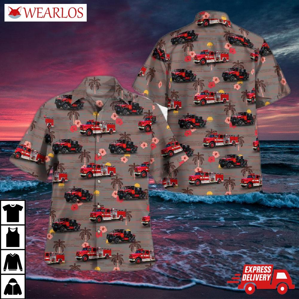Blackstone, Massachusetts, Blackstone Fire Department Hawaiian Shirt