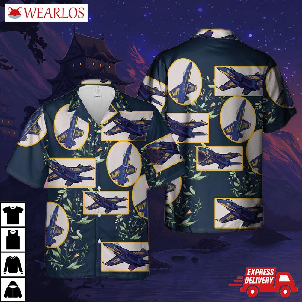 Blue Angels Usn Hawaiian Shirt