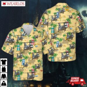 Boeing-vertol Ch-46e Sea Knight Buno 156471 "knightriders" Hawaiian Shirt