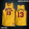 Bogdan Bogdanovic 13 -23 Atlanta Hawks Gold Earned Edition Jersey