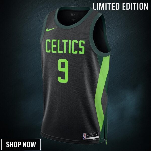 Boston Celtics Nike City Edition Swingman Jersey - Black Derrick White Unisex