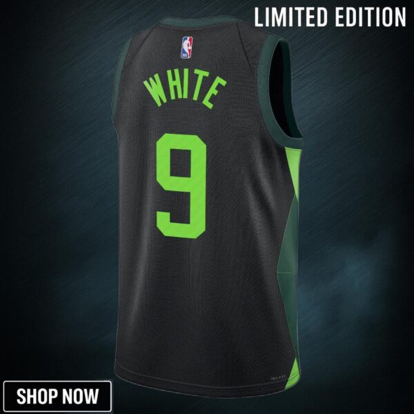 Boston Celtics Nike City Edition Swingman Jersey - Black Derrick White Unisex