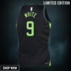 Boston Celtics Nike City Edition Swingman Jersey - Black Derrick White Youth