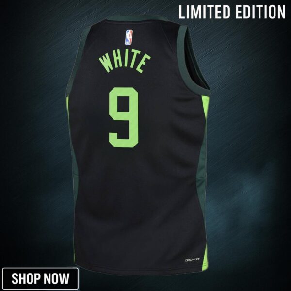 Boston Celtics Nike City Edition Swingman Jersey - Black Derrick White Youth