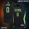Boston Celtics Nike City Edition Swingman Jersey - Black Jayson Tatum Youth