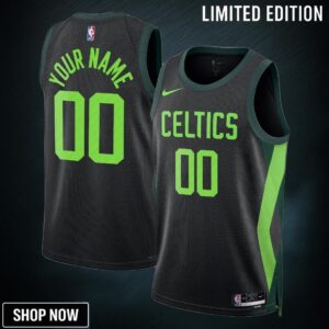 Boston Celtics Nike City Edition Swingman Jersey - Custom Unisex