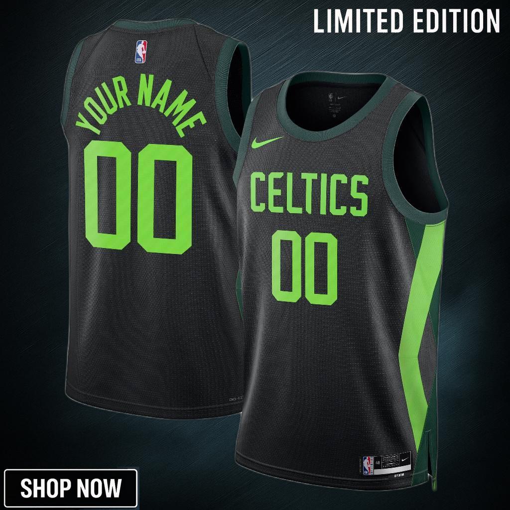 Boston Celtics Nike City Edition Swingman Jersey - Custom Unisex
