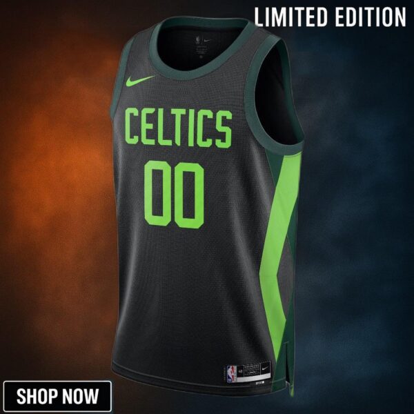 Boston Celtics Nike City Edition Swingman Jersey - Custom Unisex