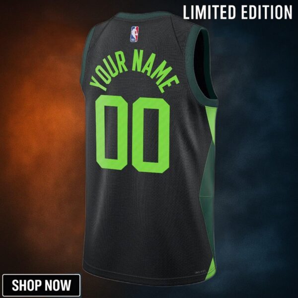 Boston Celtics Nike City Edition Swingman Jersey - Custom Unisex