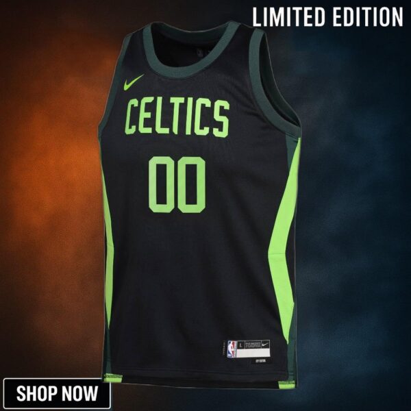 Boston Celtics Nike City Edition Swingman Jersey - Custom Youth