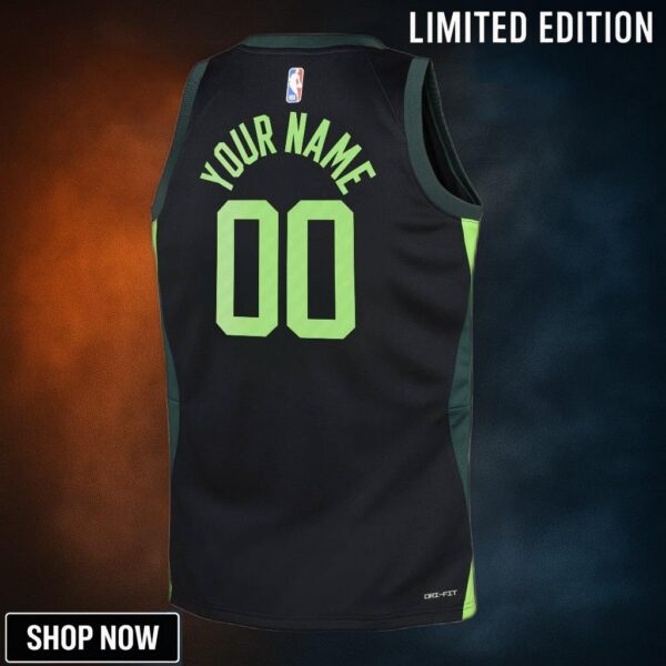 Boston Celtics Nike City Edition Swingman Jersey - Custom Youth