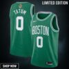 Boston Celtics Nike Icon Edition Nba Finals Patch Swingman Jersey - kelly Green - Jayson Tatum Youth
