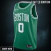 Boston Celtics Nike Icon Edition Nba Finals Patch Swingman Jersey - kelly Green - Jayson Tatum Youth
