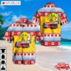 Boston Fire Department Tower Ladder Ugly Christmas Hawaiian Shirt