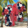 Boston Red Sox Classic Floral Stripe Hawaiian Shirt