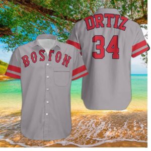 Boston Red Sox Classic Jersey Tribute Hawaiian Shirt
