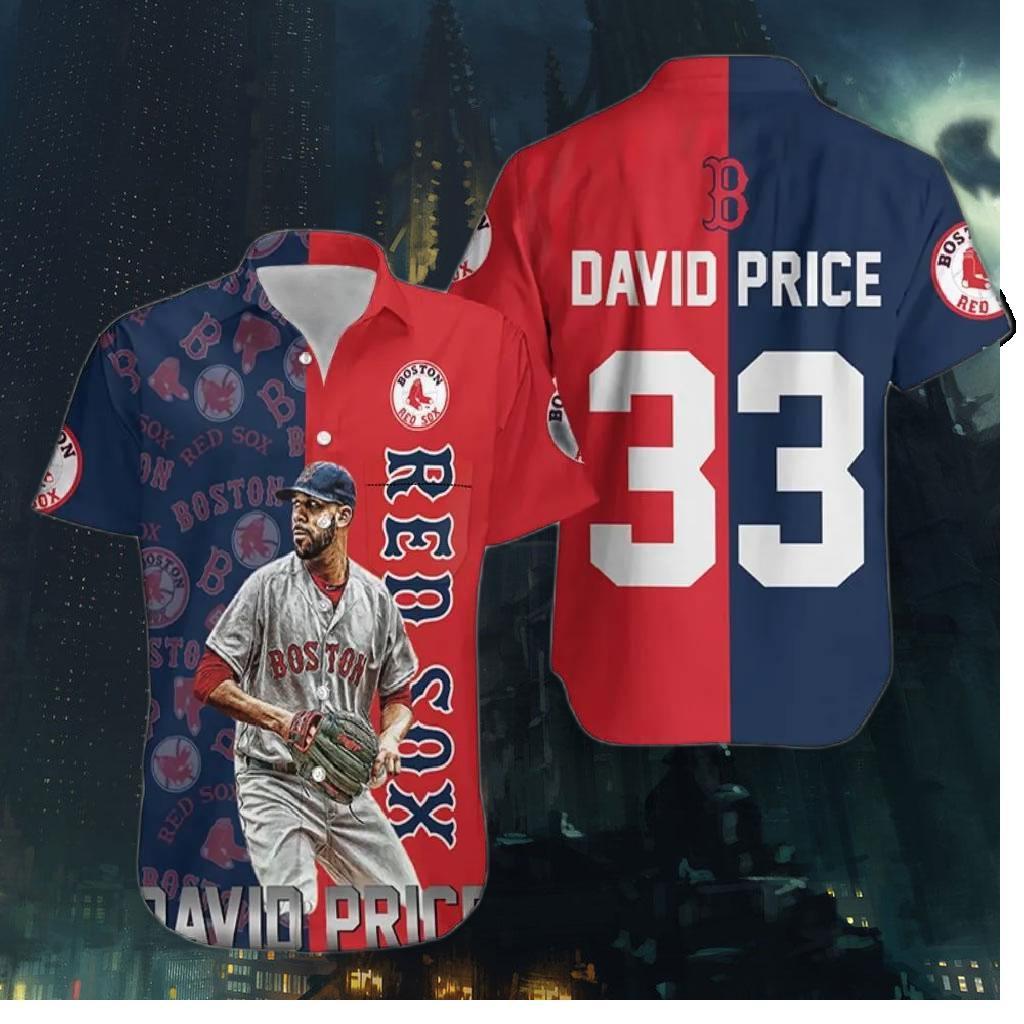 Boston Red Sox David Price Tribute Hawaiian Shirt