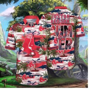 Boston Red Sox Endless Summer Beach Vibes Hawaiian Shirt